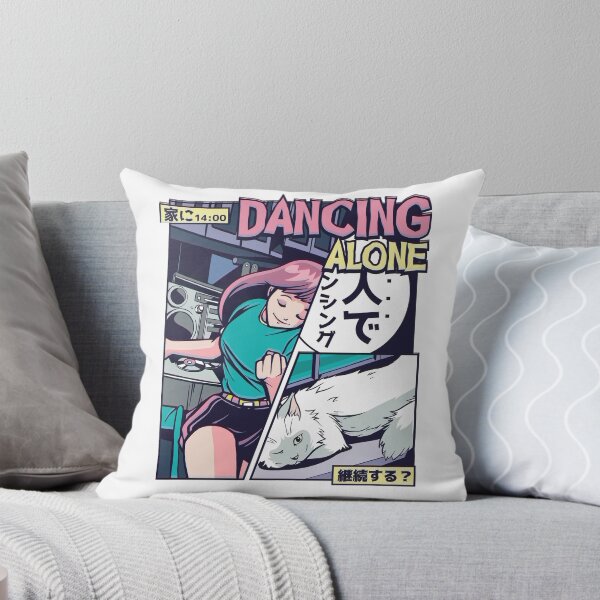 Item preview, Vaporwave style manga panels with dancing girls designed and sold by Rob-Son.