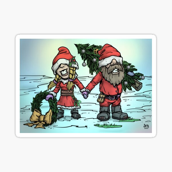 Aperçu de l'œuvre Gnomes de Noël. variante 10 créée et vendue par Moondog76.