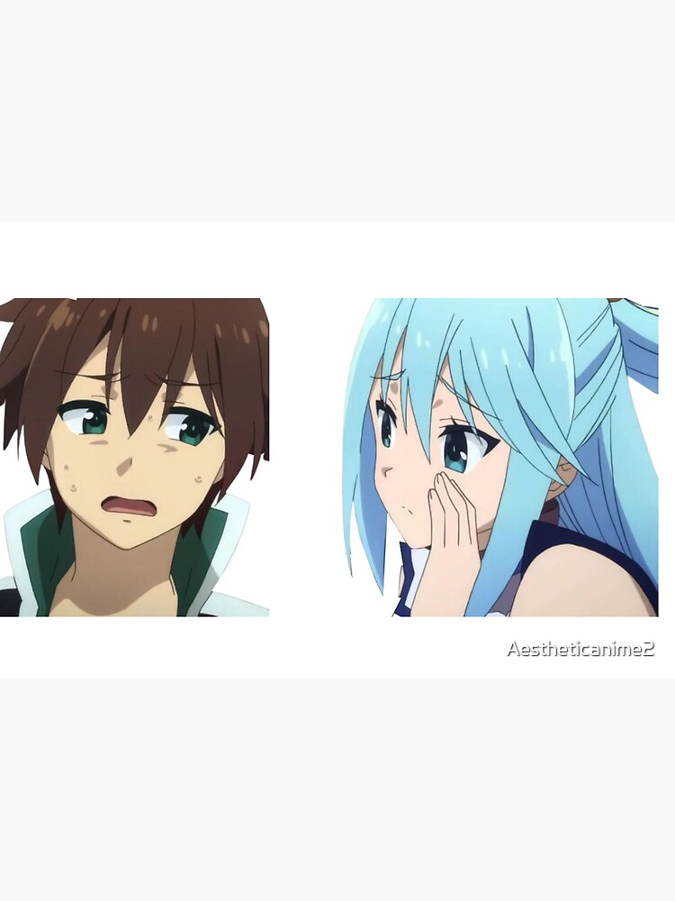 Aqua and Kazuma - Konosuba