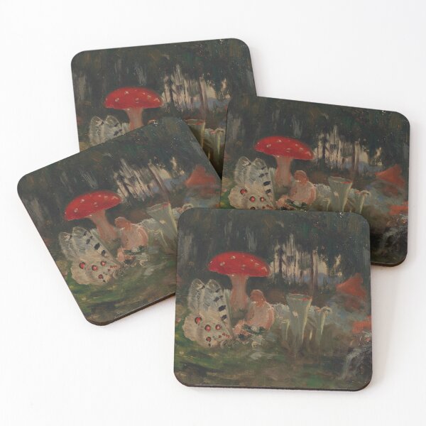 Item preview, The Princess and a Butterfly Underneath a Fly Agaric designed and sold by Twisted Wick.