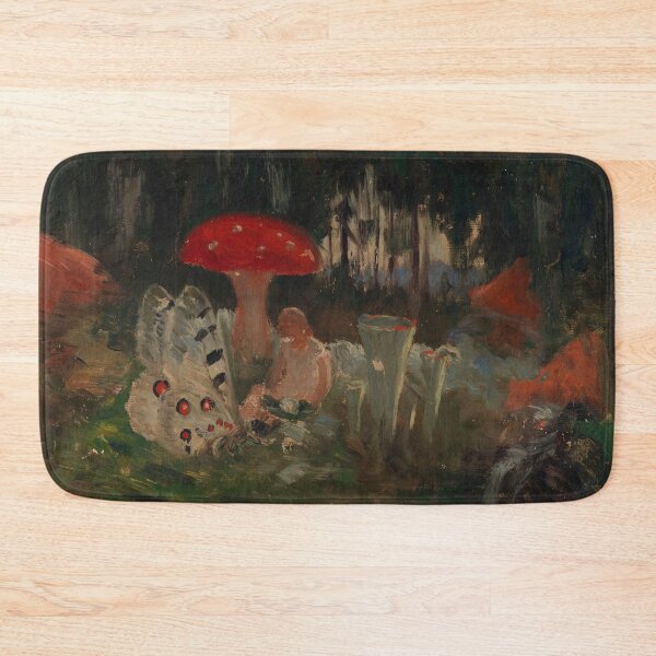 Item preview, The Princess and a Butterfly Underneath a Fly Agaric designed and sold by Twisted Wick.