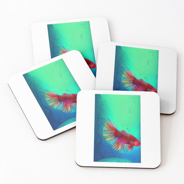 Item preview, Betta fish designed and sold by GroovyDino.