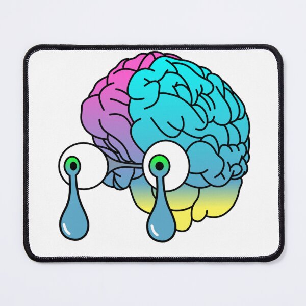 Item preview, my brain is crying designed and sold by Marta-Y-Leowen.