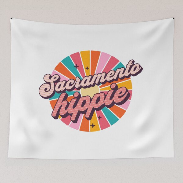 Item preview, Sacramento Hippie - I Love Sacramento California - Christmas Gift For Hippies - Get This designed and sold by AlanPhotoArt.