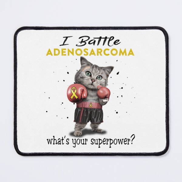 Item preview, Adenosarcoma Warrior - I Battle Adenosarcoma What Is Your Superpower? designed and sold by Jennpak.