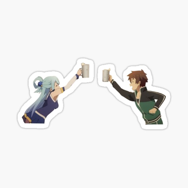 Kazuma Disgusted Konosuba Sticker for Sale by Aestheticanime2