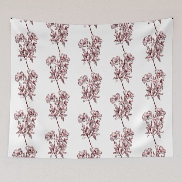 Item preview, Flower red and black      designed and sold by TeyaLillyCo.
