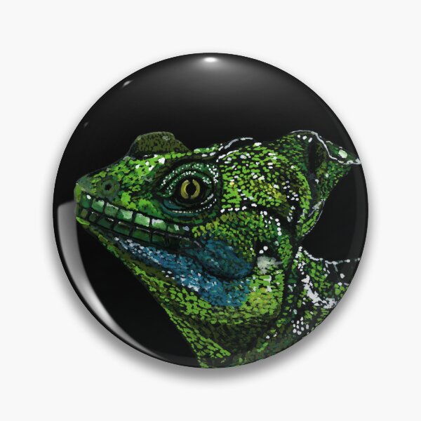 Item preview, Green Lizard | Watecolor Art by Sulazen designed and sold by SULAZEN.