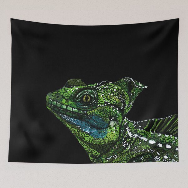 Item preview, Green Lizard | Watecolor Art by Sulazen designed and sold by SULAZEN.