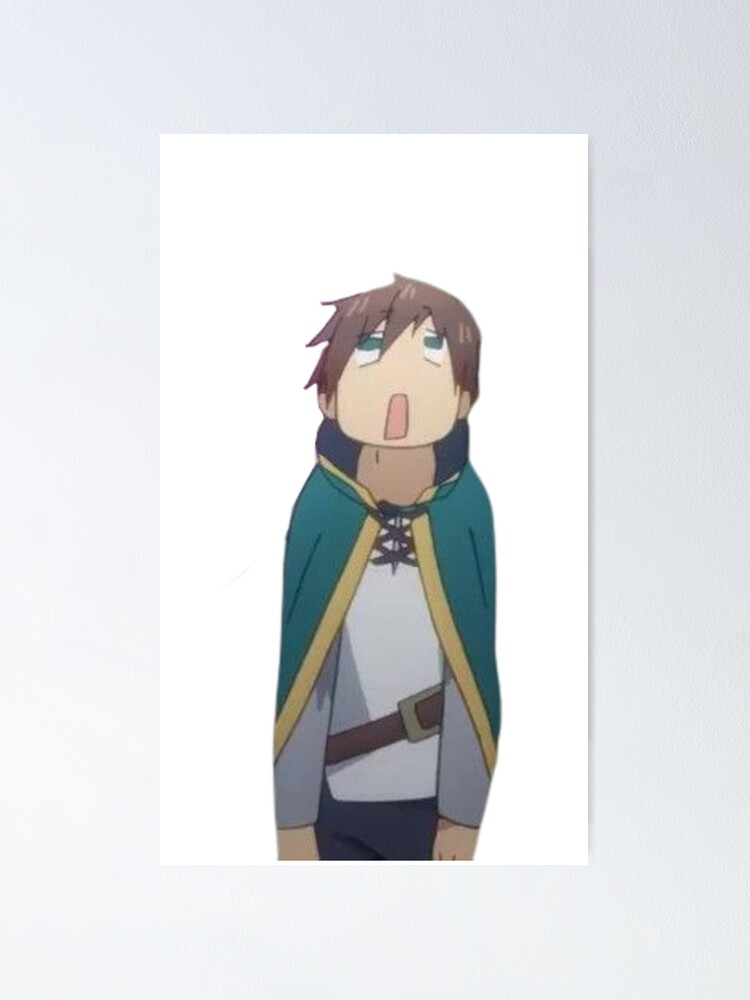 Kazuma Disgusted Konosuba Sticker for Sale by Aestheticanime2