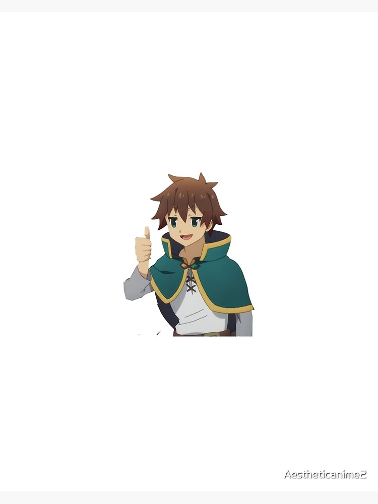 Kazuma Thumbs up Konosuba Photographic Print for Sale by