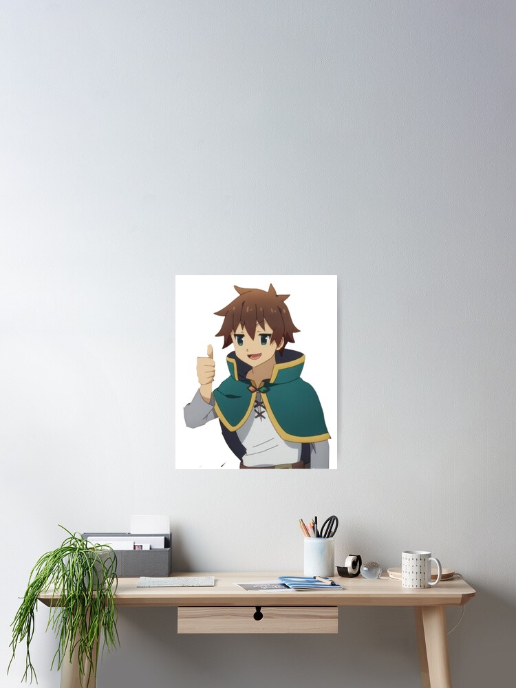 Kazuma Thumbs up Konosuba Photographic Print for Sale by