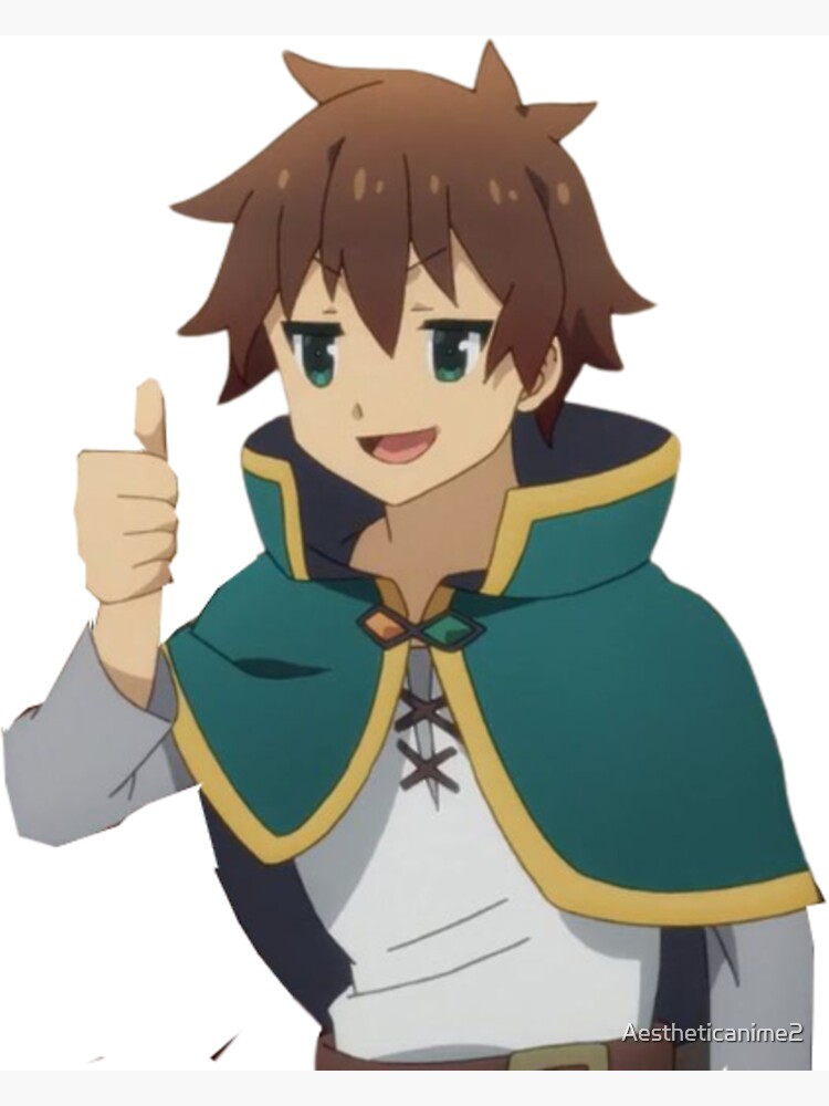 Kazuma Disgusted Konosuba Sticker for Sale by Aestheticanime2