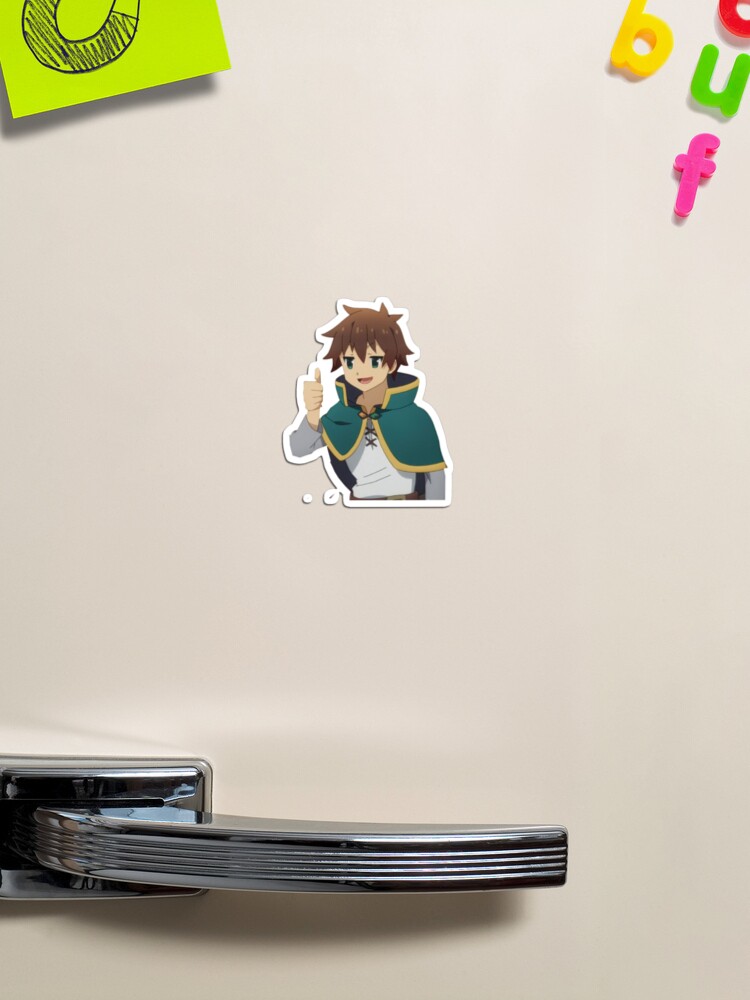 Kazuma Disgusted Konosuba Sticker for Sale by Aestheticanime2