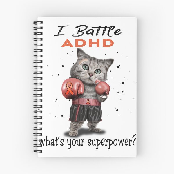 Item preview, ADHD Warrior - I Battle ADHD What Is Your Superpower? designed and sold by Jennpak.