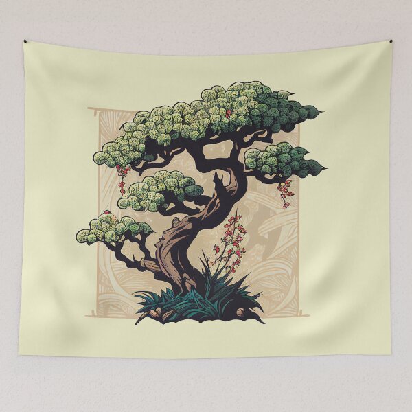 Item preview, Japanese Bonsai Tree Modern designed and sold by Bondoboxy.