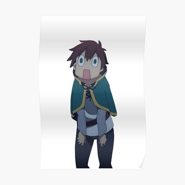 Kazuma Disgusted Konosuba Poster for Sale by Aestheticanime2