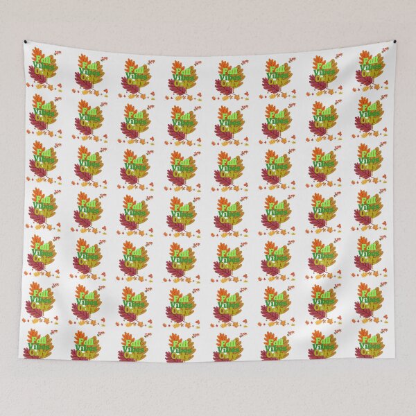 Item preview,  Cute Leaves  Colorful Bubble Letters Fall Vibes Only  designed and sold by Darlene Douglas-Jackson.