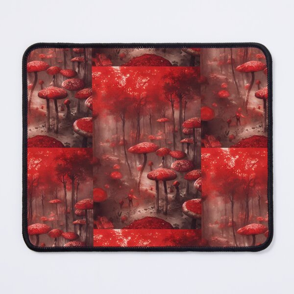 Item preview, Red Mushroom Forest #3 designed and sold by EddieTheBruce.