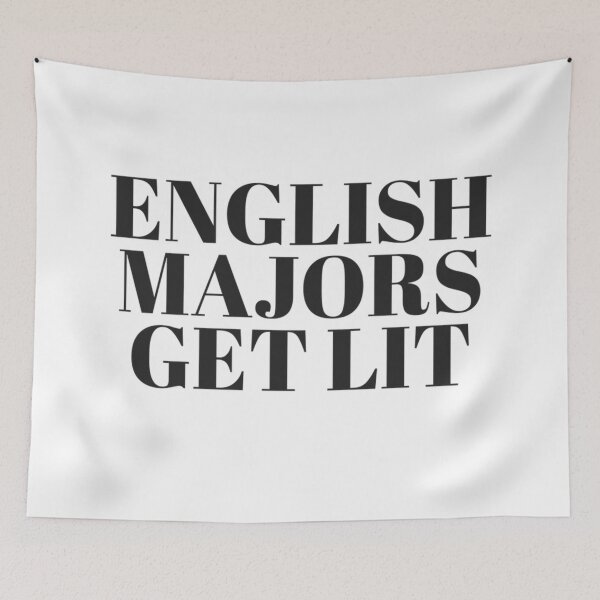 Item preview, English Majors get LIT designed and sold by MadEDesigns.