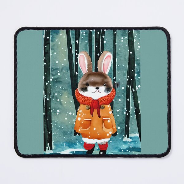 Item preview, Kawaii chibi bunny in the magic forrest #2 designed and sold by i-cottagedesign.