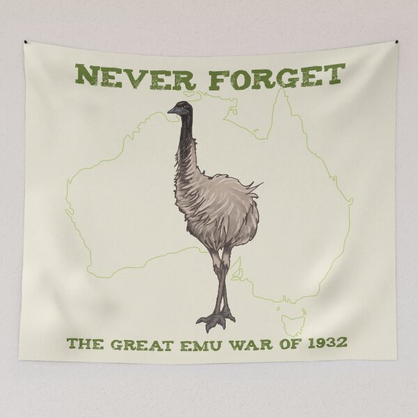 Item preview, The Great Emu War of 1932 designed and sold by catdragonx.