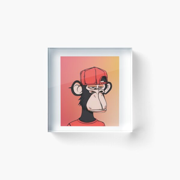 Item preview, Monkey NFT01 ,red hat Graphic    designed and sold by TeyaLillyCo.