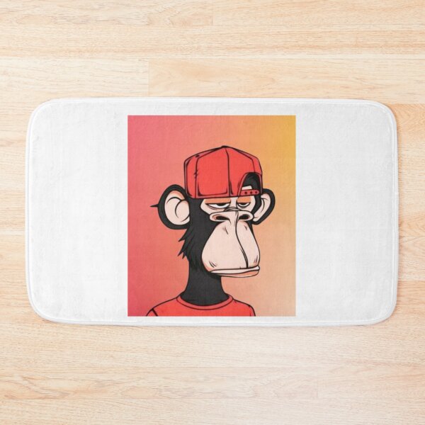 Item preview, Monkey NFT01 ,red hat Graphic    designed and sold by TeyaLillyCo.