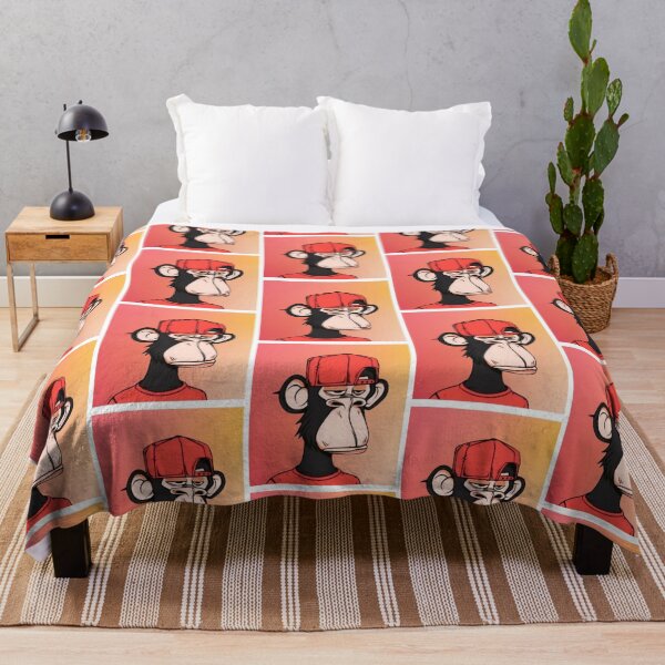 Item preview, Monkey NFT01 ,red hat Graphic    designed and sold by TeyaLillyCo.