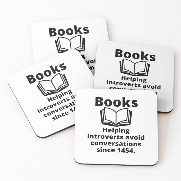Item preview, Books, helping introverts avoid conversations since 1454 | relatable introvert quotes. | relatable introvert problems. designed and sold by Confusion-Human.