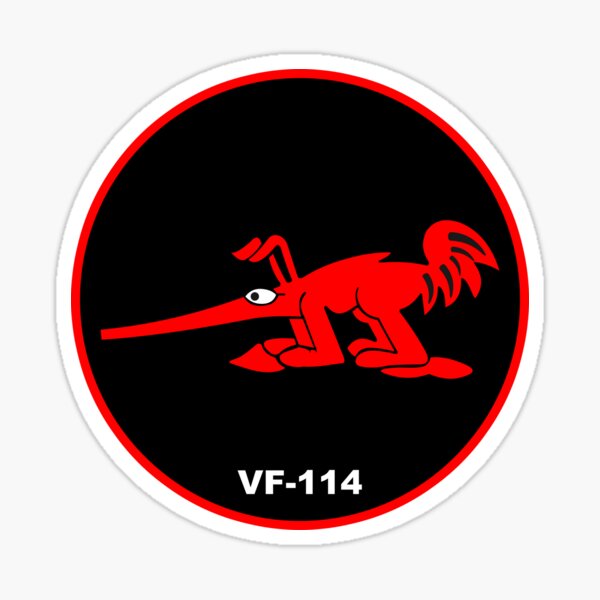 Item preview, USN VF-114 Fighter Squadron - Aardvarks - Clean Style designed and sold by pzd501.