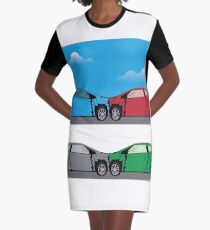 Car accident Graphic T-Shirt Dress