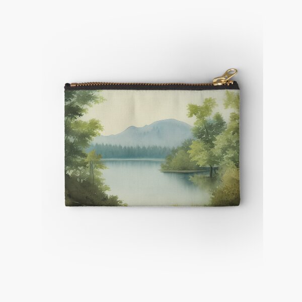 Item preview, Landscape of a Pristine Lake Surrounded by Trees designed and sold by Alt-Art-Digital.