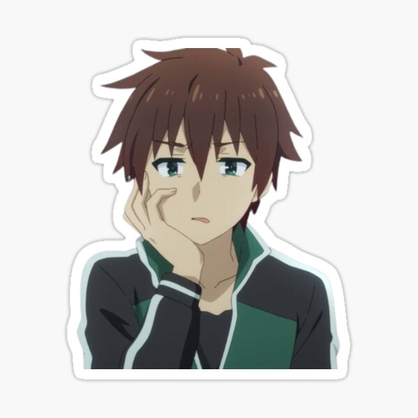 Satou Kazuma Stickers for Sale