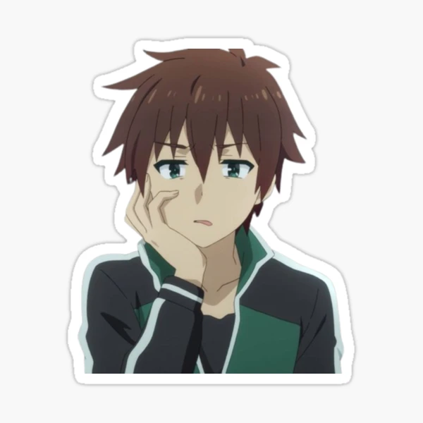 Konosuba Kazuma Sticker - Konosuba Kazuma Steal - Discover & Share