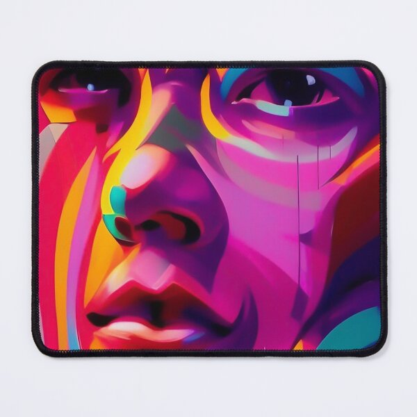 Item preview, Cool Geometric Shapes Vaporwave Modern Abstract Face designed and sold by CattlettArt.