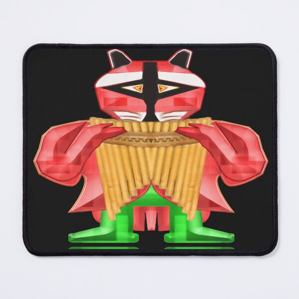 Item preview, BIG CHRISTMAS CONCERT OF A FLUTIST RACCOON CHARMER OF RATS* - FLUTIST RACCOON MUSICIAN - ABSTRACT MUSICIAN ANIMAL LOVER - 3D PAN FLUTE PLAYER designed and sold by Ralek.
