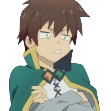 Kazuma Disgusted Konosuba Sticker for Sale by Aestheticanime2