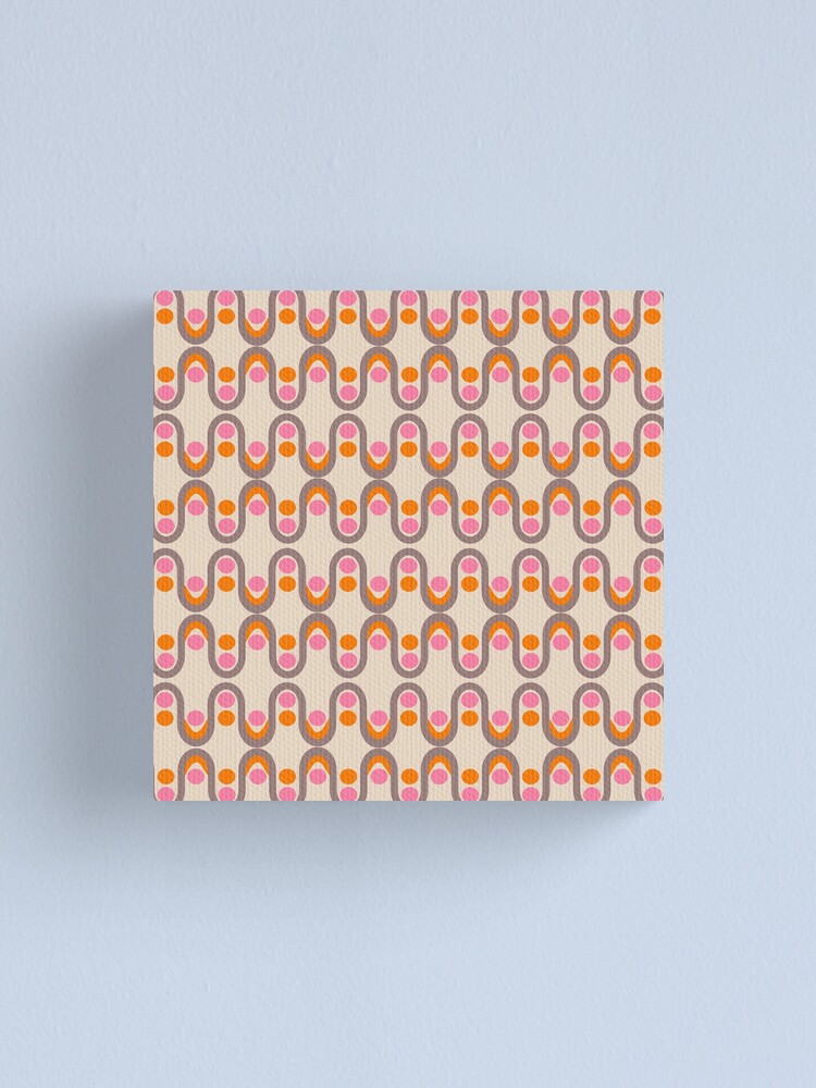 Alternate view of Steve Dots Sixties Canvas Print