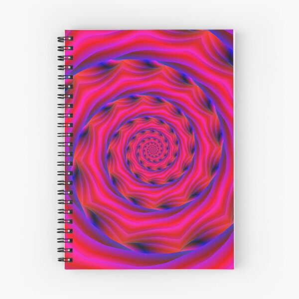 Item preview, Red Violet and Blue Spiral designed and sold by Objowl.