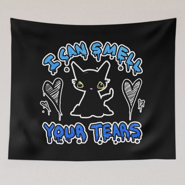 Item preview, I Can Smell Your Tears Cat Drawing designed and sold by BobbyMillsArt.