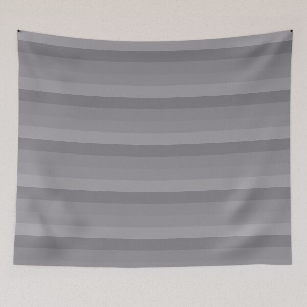 Item preview, Neutral Shades of Gray Wide Horizontal Stripe designed and sold by rhombusOnion.