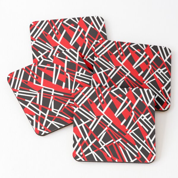 Item preview, Red White Black Lines designed and sold by Lois Eastlund.