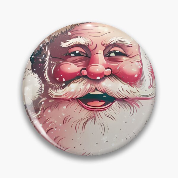 Item preview, 05 Retro Vintage Pink Santa Claus  designed and sold by printiesart.