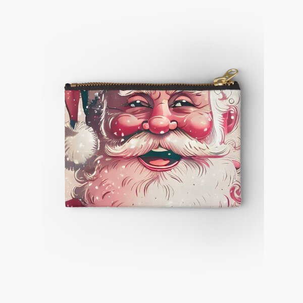 Item preview, 05 Retro Vintage Pink Santa Claus  designed and sold by printiesart.