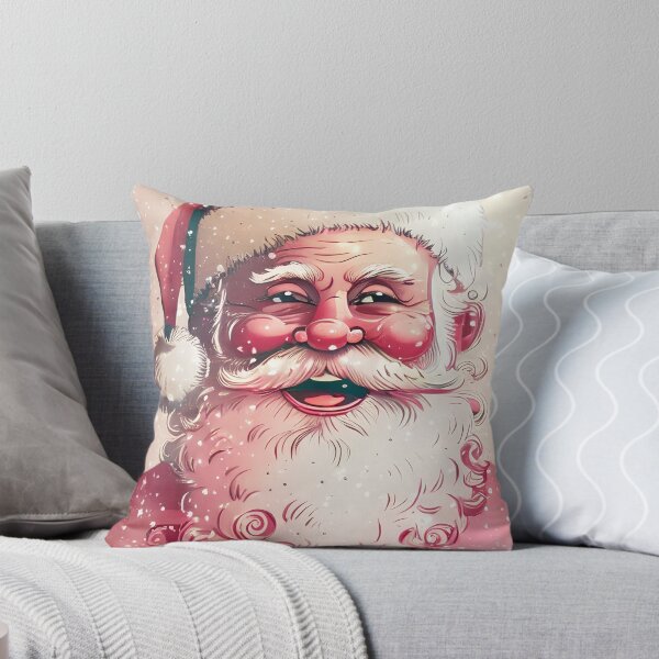 Item preview, 05 Retro Vintage Pink Santa Claus  designed and sold by printiesart.