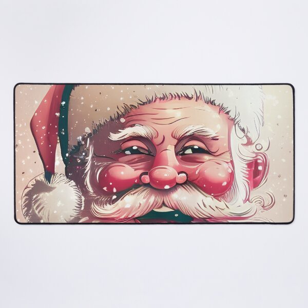 Item preview, 05 Retro Vintage Pink Santa Claus designed and sold by printiesart.
