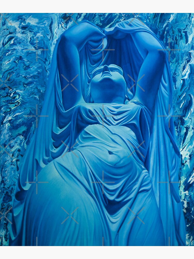 "Undine Rising From The Waters" Sticker for Sale by percevoir | Redbubble