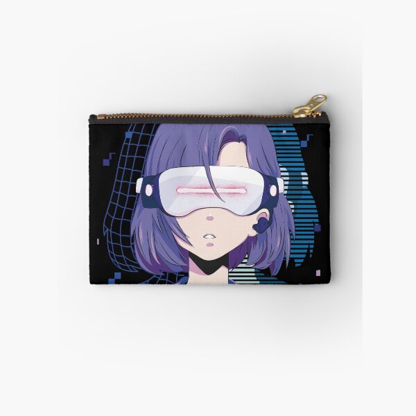 Item preview, Anime girl with virtual reality glasses and the quote "Metaverse, I'm in" designed and sold by Rob-Son.