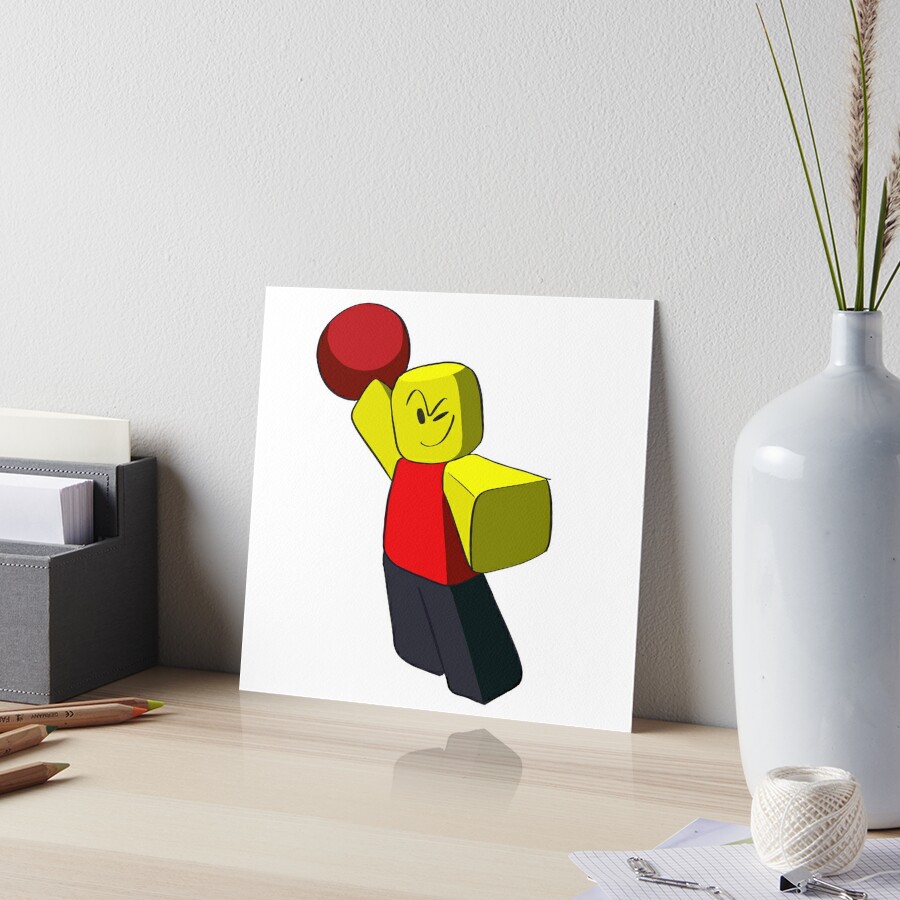 Baller Roblox Art Board Print for Sale by da-swag-shop